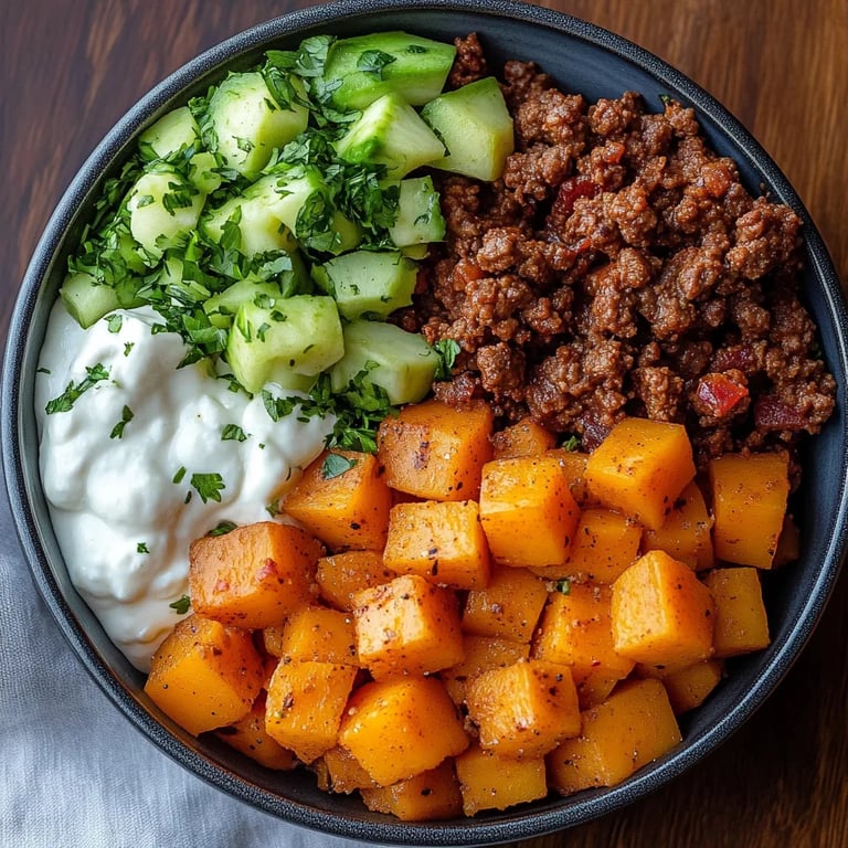 Viral Cottage Cheese Sweet Potato Ground Beef Bowls: An Incredible 5-Ingredient Recipe