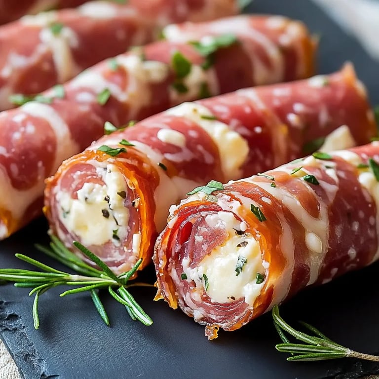 Cream Cheese Salami Roll Ups
