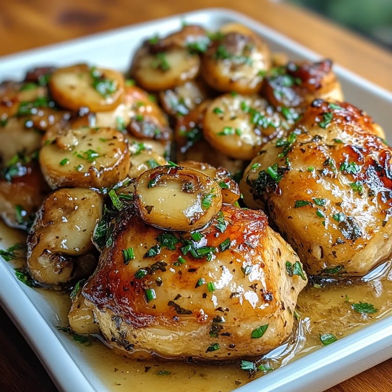 Knoblauch-Champignon-Hähnchenschenkel: Ein Unglaubliches Ultimatives Rezept