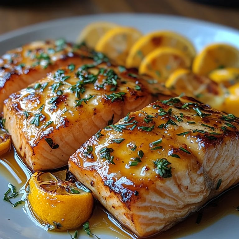 <p>Salmón Glaseado con Naranja: Una Receta Increíble para Disfrutar</p>