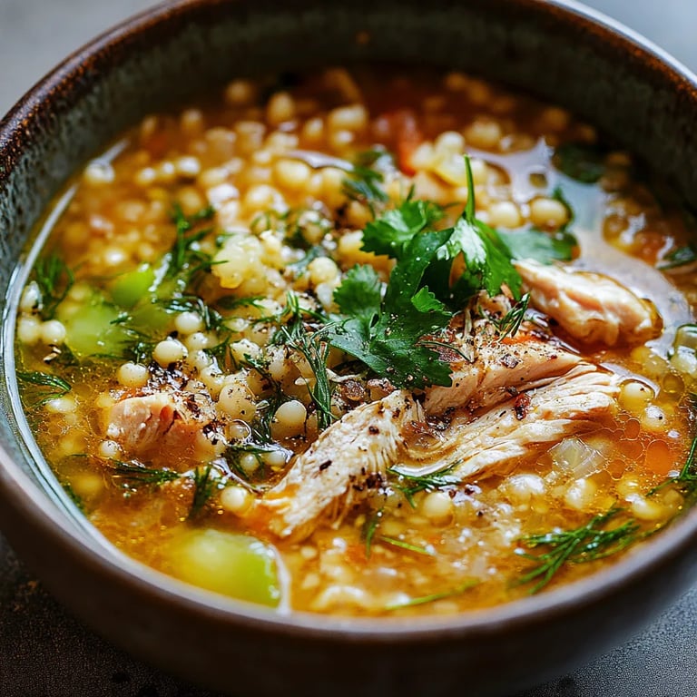 Chicken and Pearl Couscous Soup: The Incredible Ultimate Recipe