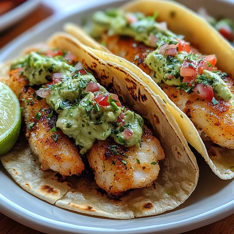 Knusprige Baja-Fisch-Tacos mit Avocado-Crema: Ein Unglaubliches Ultimatives Rezept