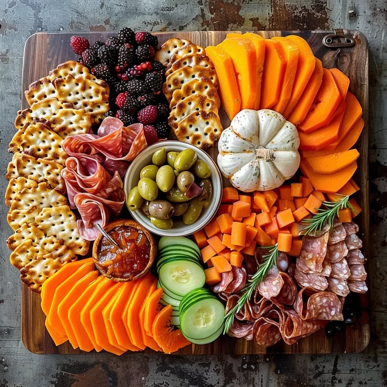 Pumpkin Charcuterie Board