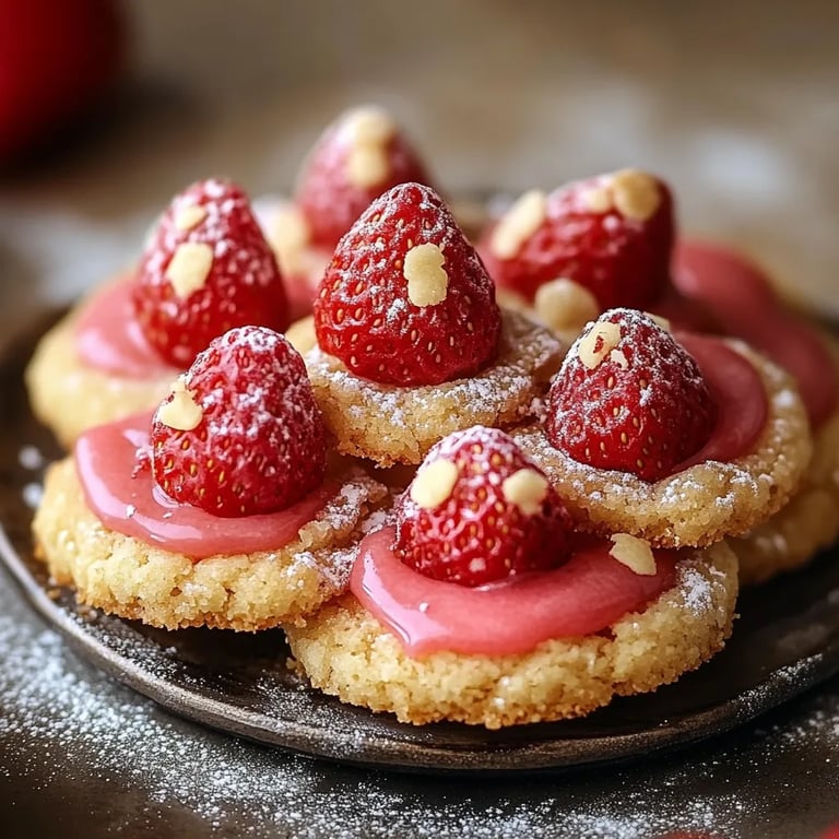 Einfache Strawberry Crunch Cookies