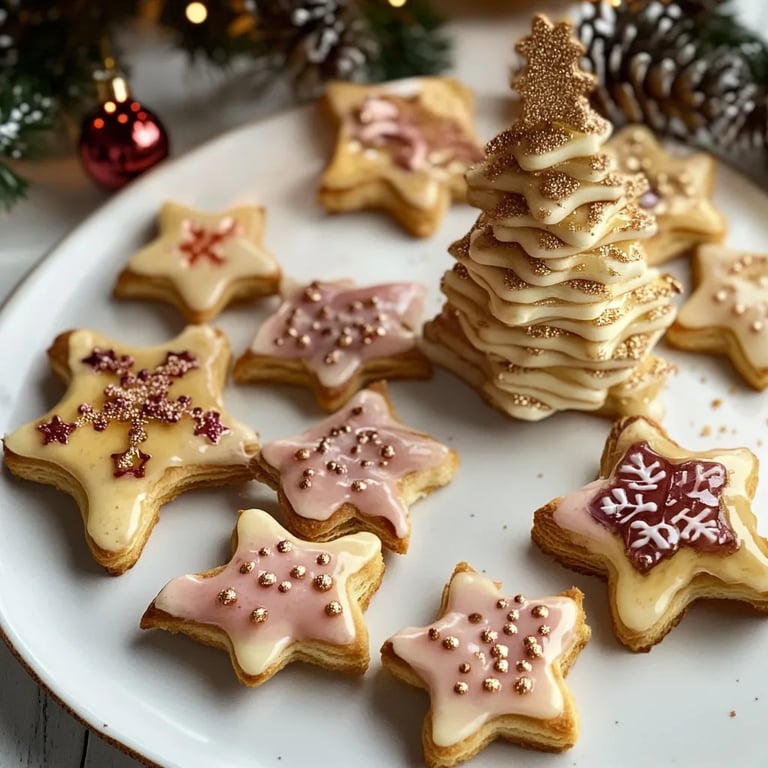 Blätterteig Tannenbaum