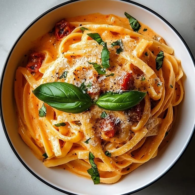 One Pot Creamy Tomato Pasta