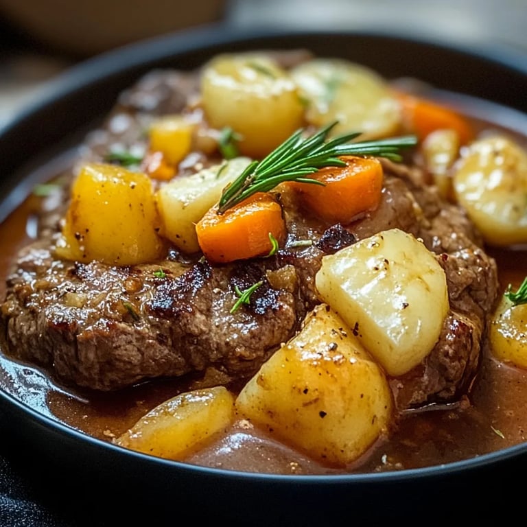Cremiger Blumenkohl-Hackfleisch-Eintopf