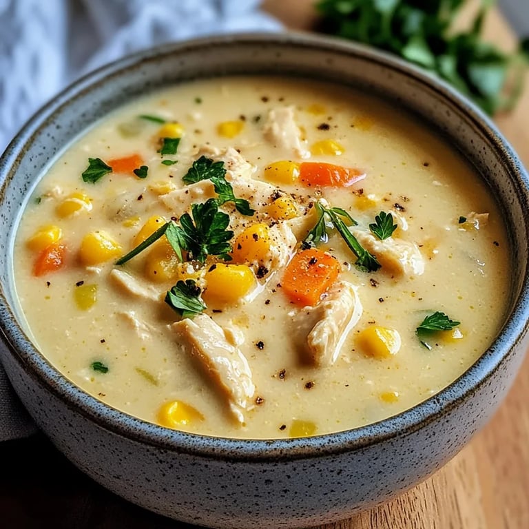 Best Crockpot Chicken Corn Chowder