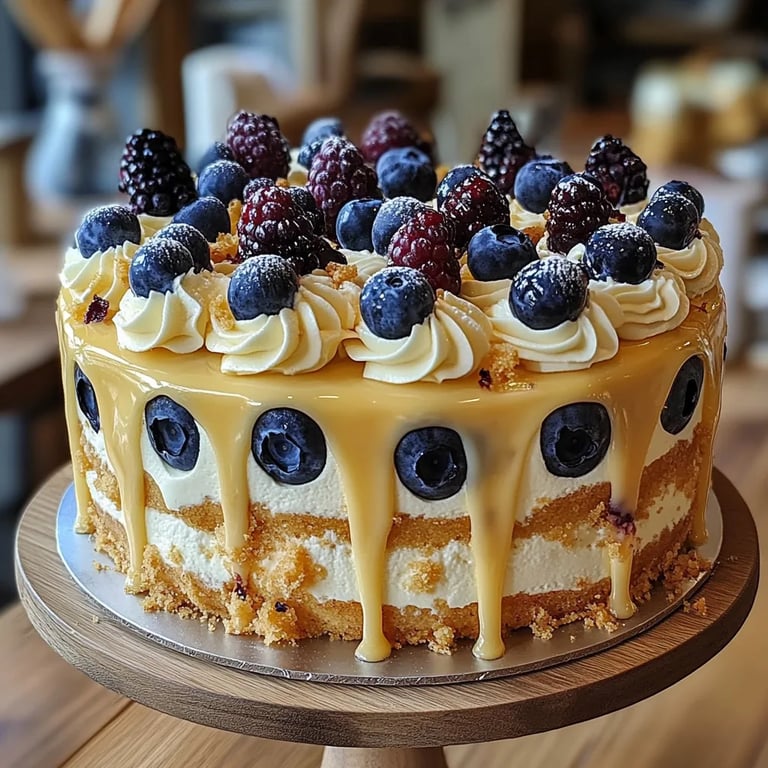 Lemon Blueberry Cheesecake Cake: An Amazing Ultimate Recipe