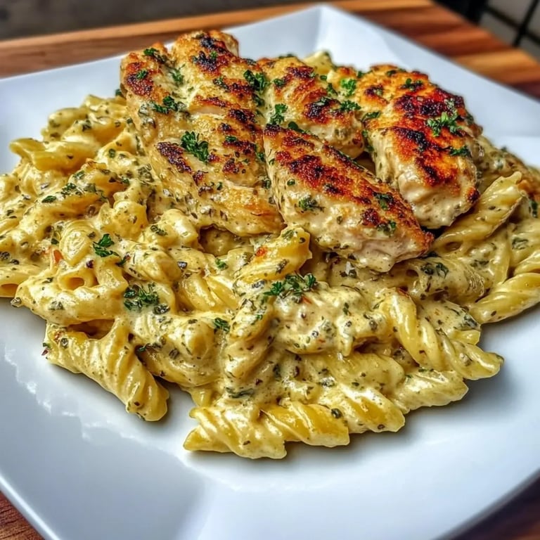 Creamy Garlic Parmesan Chicken Pasta