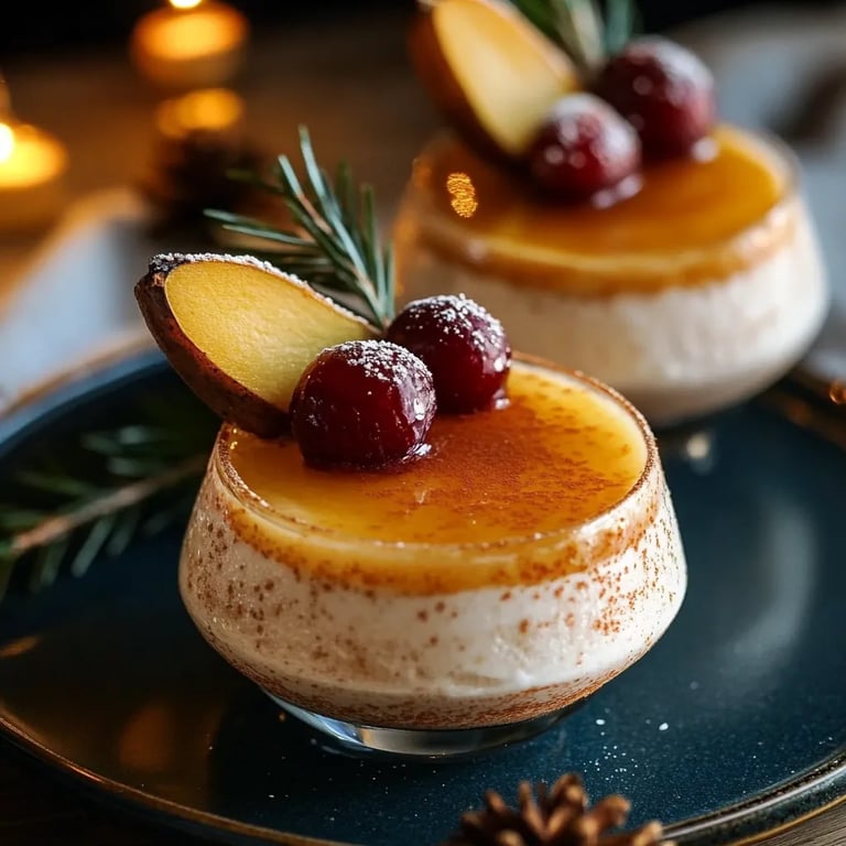 Oh wunderbare Weihnachtszeit - Birnen-Amaretto-Törtchen
