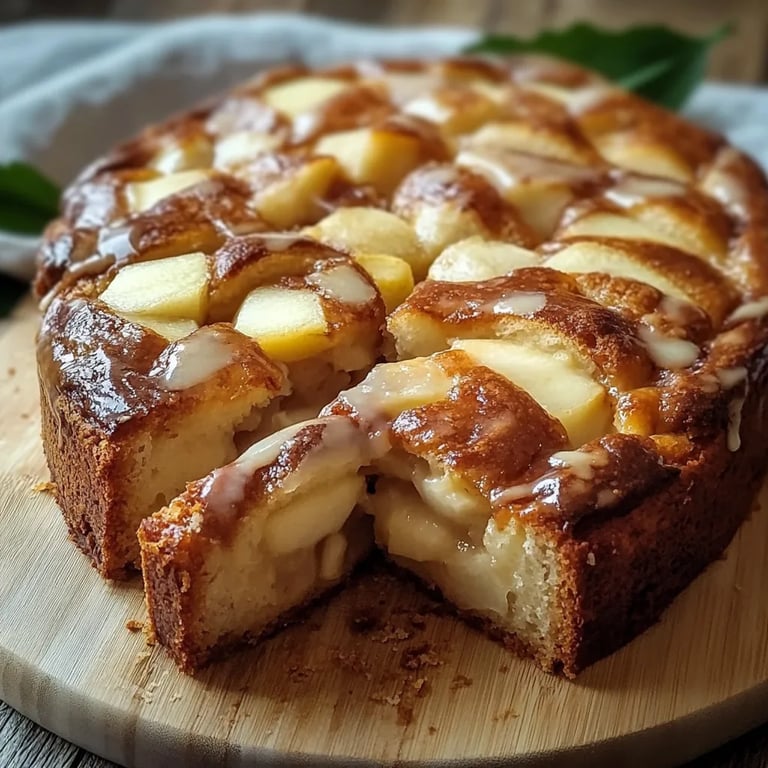 Zimtkuchen mit 400 g Äpfel in 15 Minuten zubereitet!