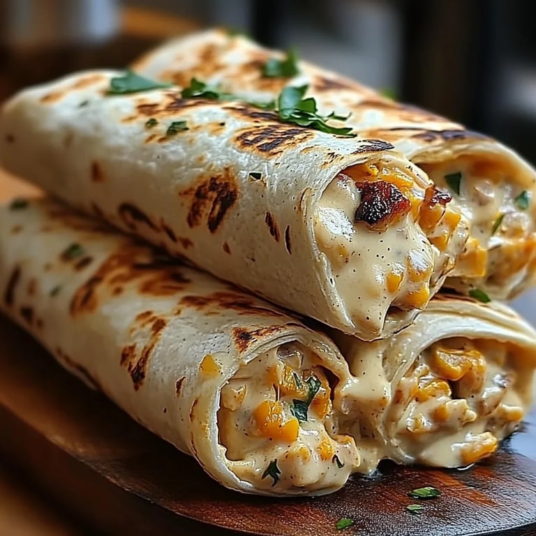 Cheesy Garlic Chicken Wraps: The Ultimate Amazing Recipe You Must Try