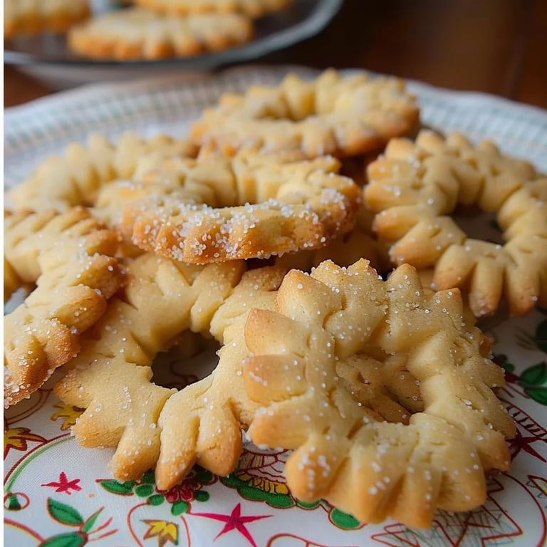 Spritzgebäck mit Marzipan