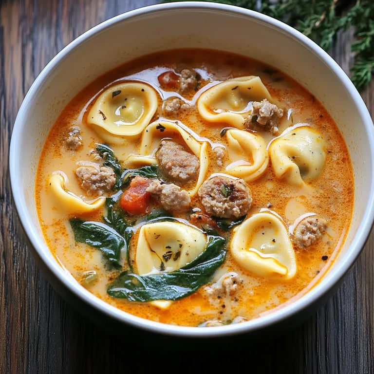 Sausage Tortellini Soup with Spinach: An Amazing Ultimate Recipe