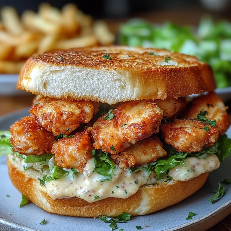 <p>Sanduíche Crocante de Frango Caesar: Uma Receita Incrível e Definitiva</p>