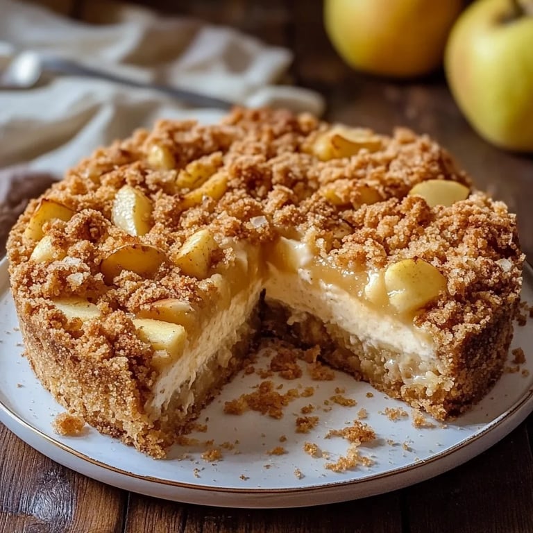 Apfel‑Streusel Käsekuchen