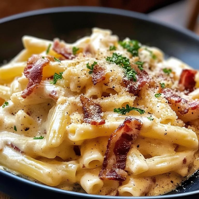 Perfect Creamy Bacon Pasta – Silky Sauce