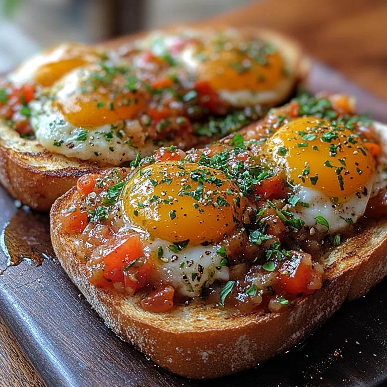 Tartine de Shakshouka pour le Petit-Déjeuner : Une Recette Incroyable Ultime