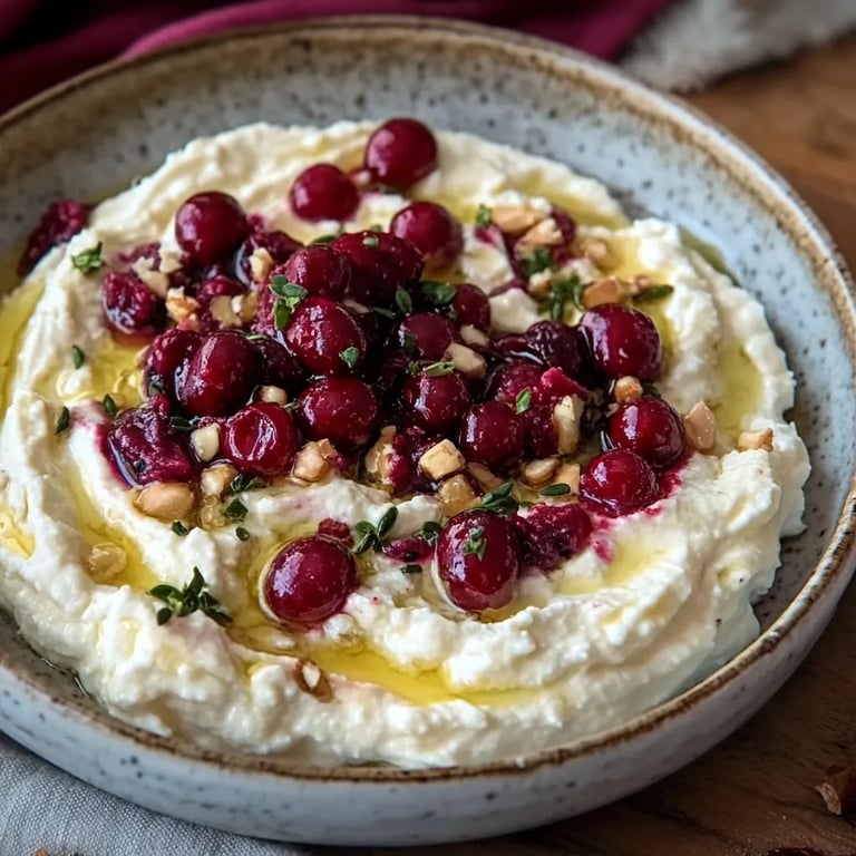 Cranberry Whipped Feta