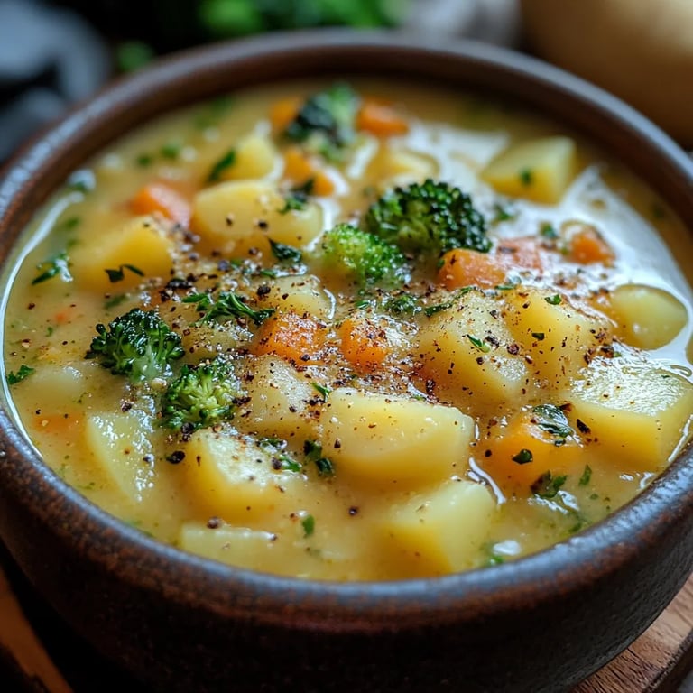 Sopa de Batata, Brócolis e Cheddar: Uma Receita Incrível e Definitiva