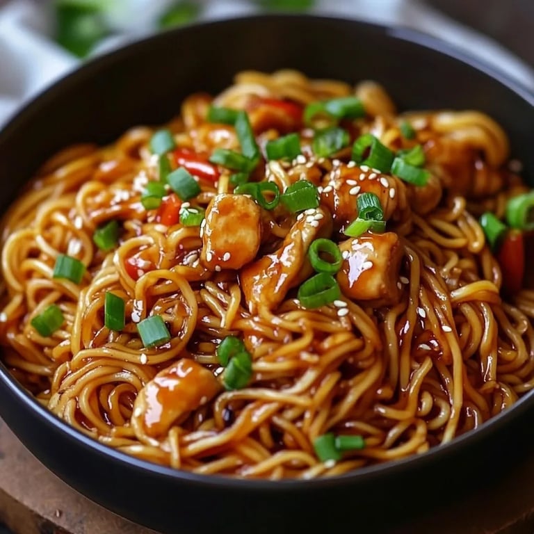 Sticky Garlic Chicken Noodles: An Incredible Ultimate Recipe