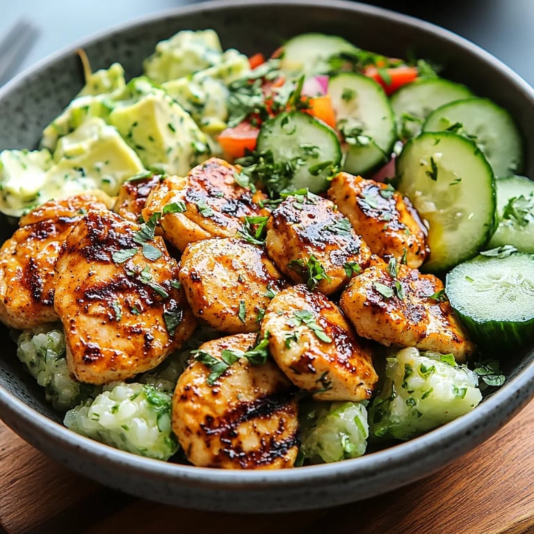 Spicy Chicken w/ Creamy Cucumber Salad: An Amazing Ultimate Recipe