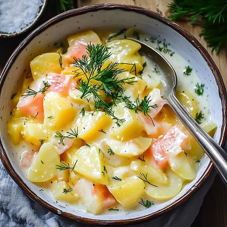 Omas Kartoffelsalat mit Brühe und Dill: Ein Unglaublich Essenzielles Rezept für 5 Personen