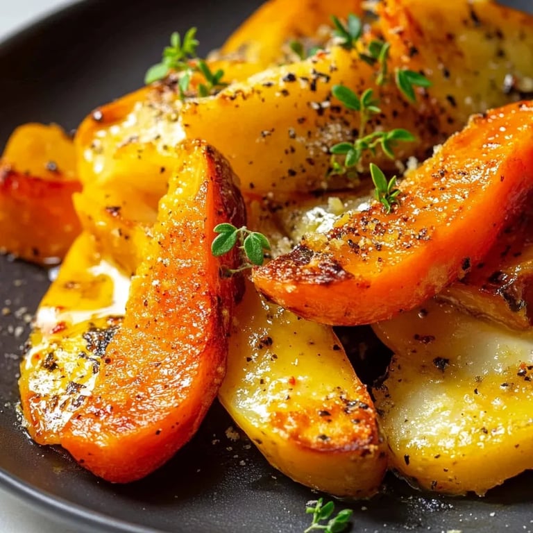 Einfacher Kürbis-Kartoffel-Auflauf