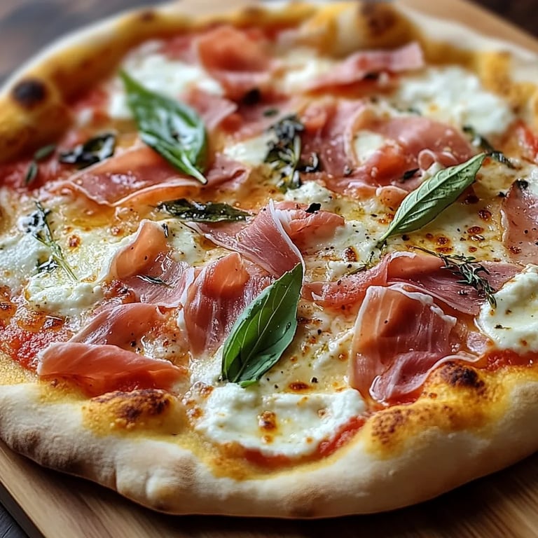 Weiße Pizza mit Prosciutto: Ein Unglaublich Ultimatives Rezept für 4 Personen