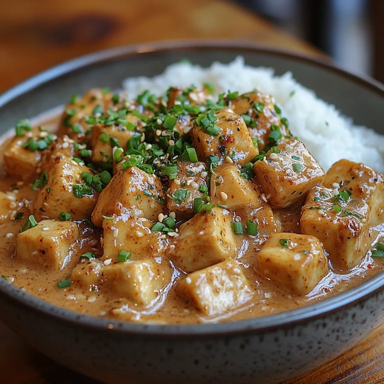 Tofu con Cacahuate y Arroz de Coco: Una Increíble Receta Última