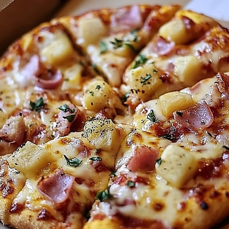 Klassische hawaiianische Pizza: Ein unglaublich ultimatives Rezept für 4 Personen