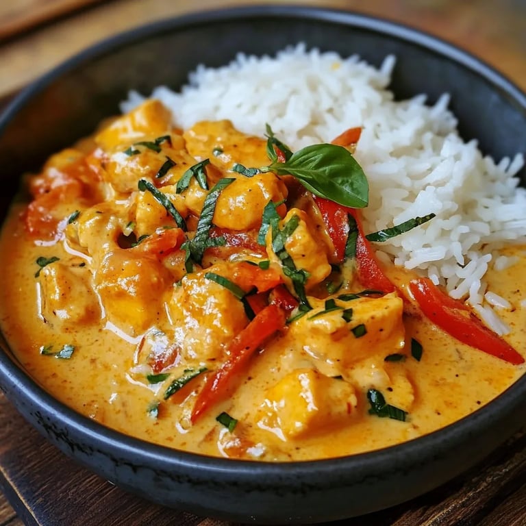 Scharf Kürbis-Curry mit Kokosmilch