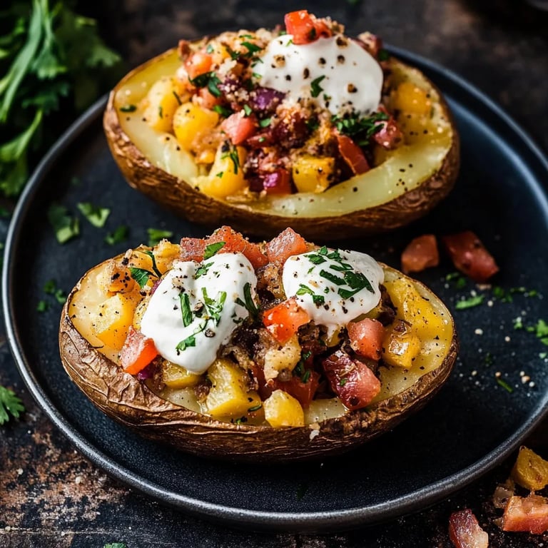 75+ Baked Potato Toppings for a Potato Bar