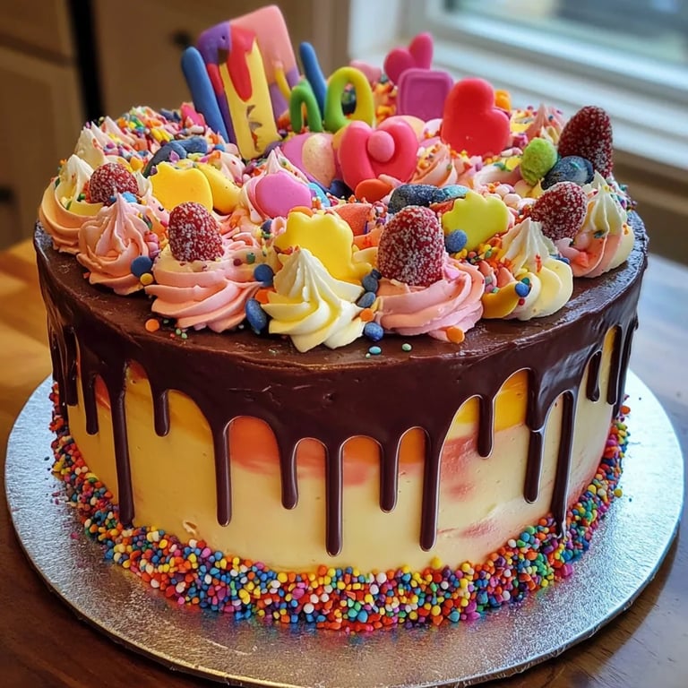 Pastel de Cumpleaños Arcoíris: Un Increíble Secreto para Celebraciones Perfectas