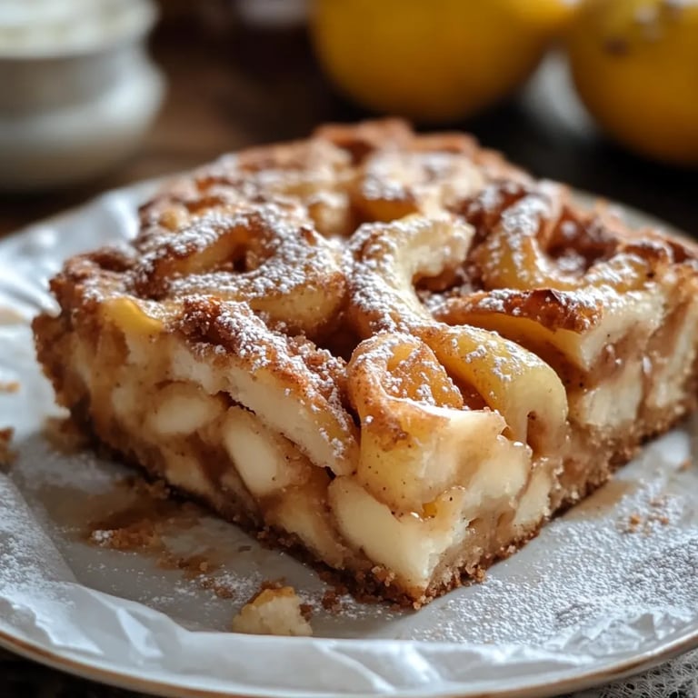 Saftiger Zimtschnecken Apfelkuchen