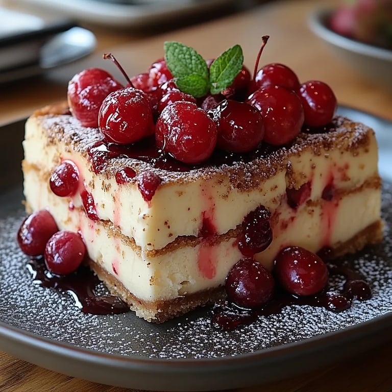 Tiramisu aux Cerises et Amaretto : Une Recette Incroyable Ultime