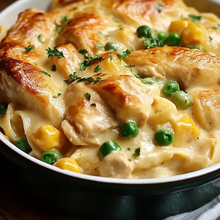 Classic Chicken Pot Pie Pasta