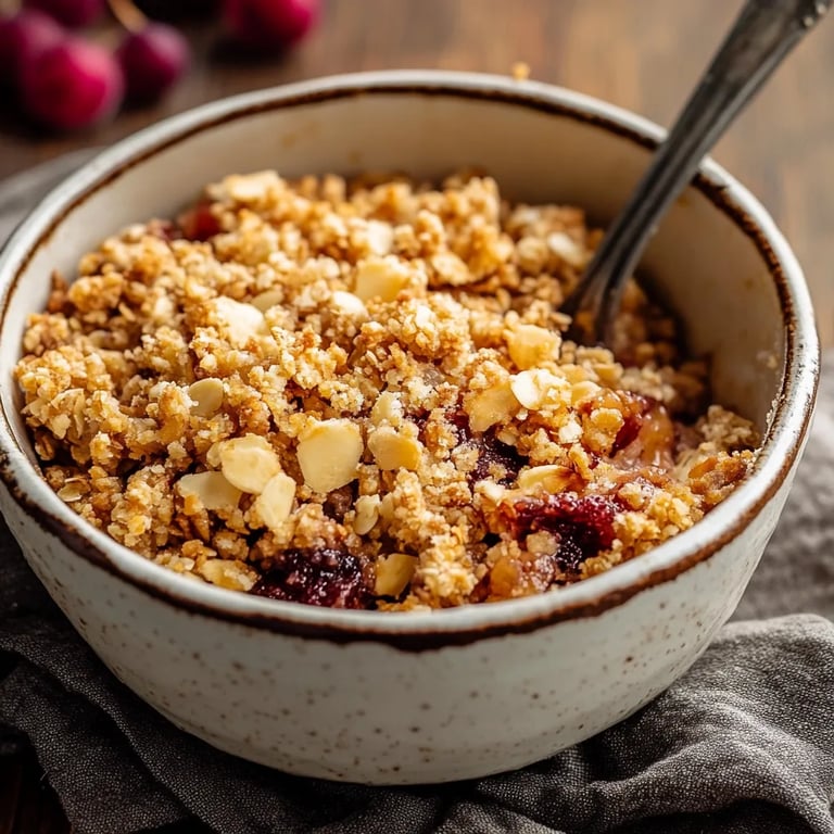 Kirsch-Crumble