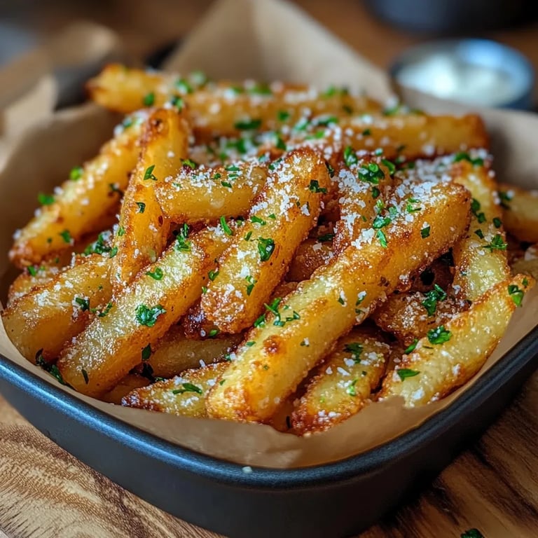 Air Fryer Garlic Parmesan Fries: An Incredible 5-Step Recipe