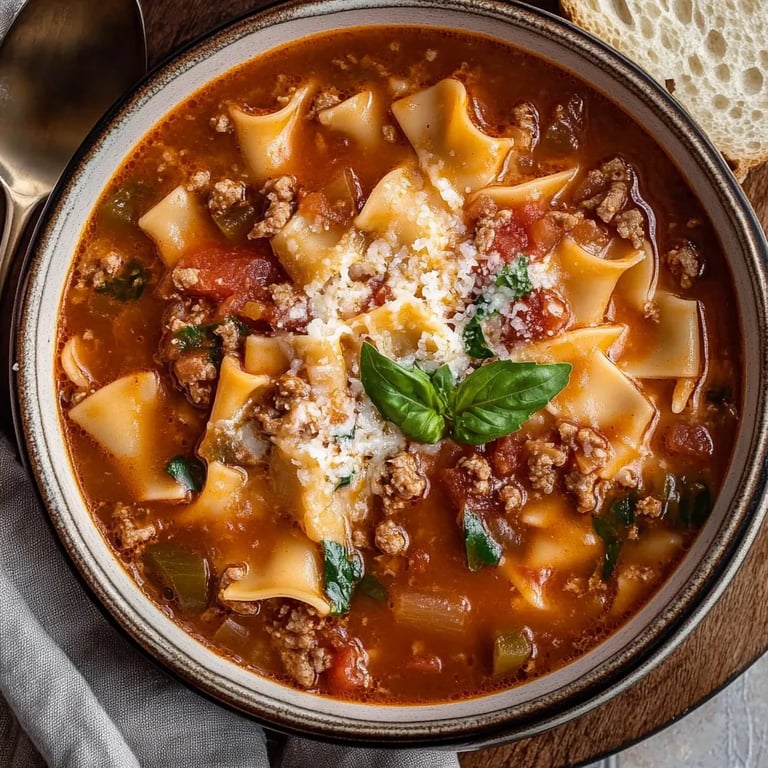 Gluten Free Lasagna Soup