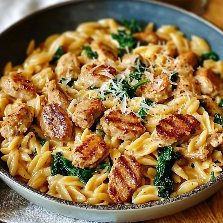 Creamy Chicken Sausage Orzo: An Incredible Ultimate Recipe for Busy Nights