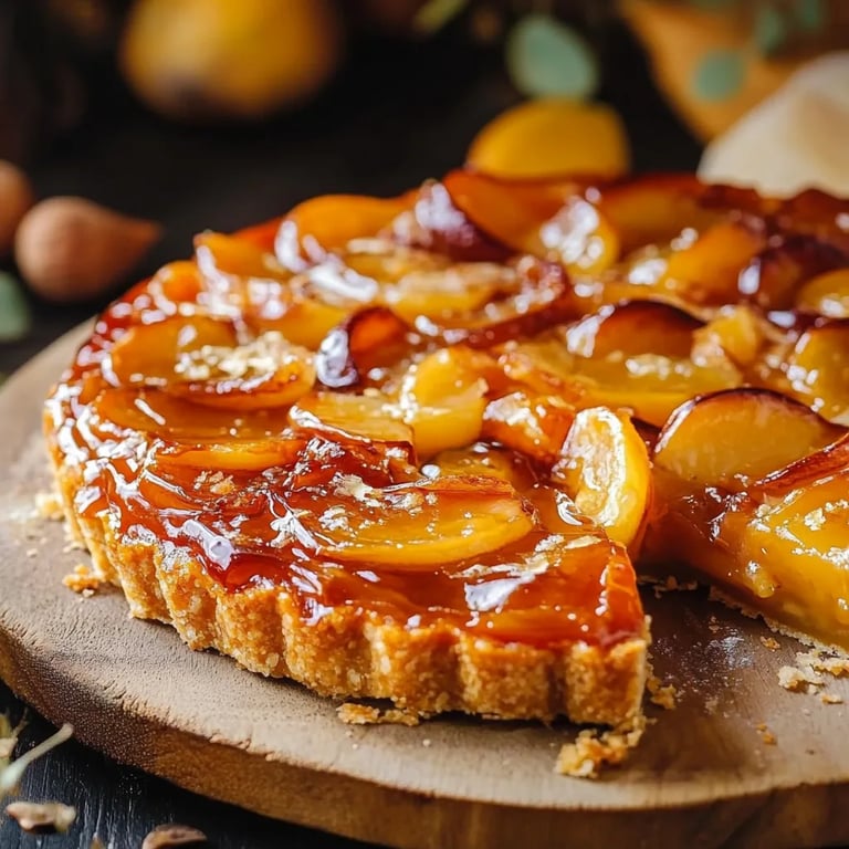 Aprikosen-Rosmarin Tatin