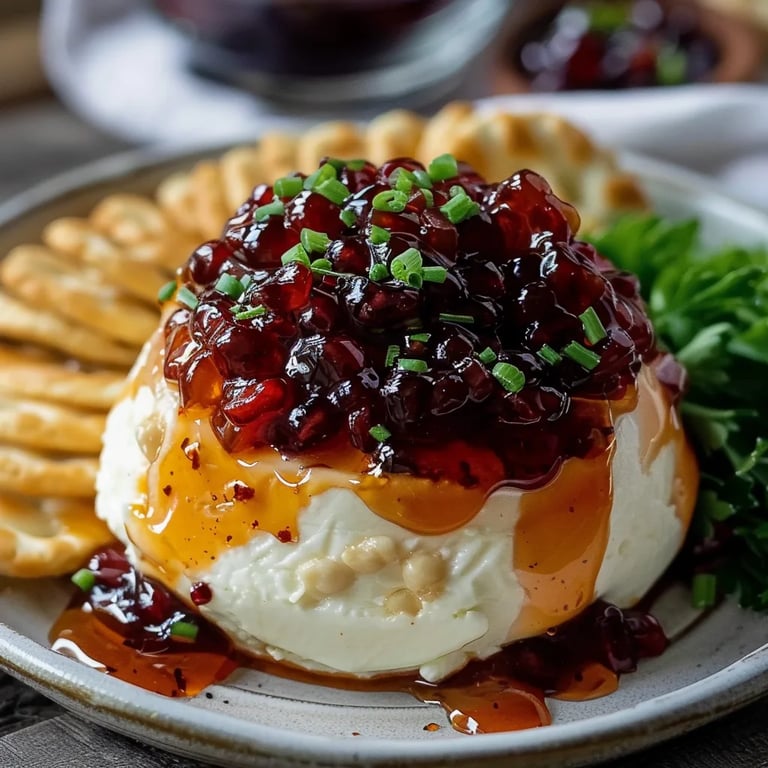 Sweet and Spicy Pepper Jelly Cheeseball