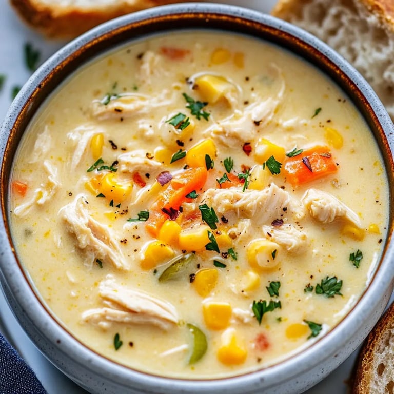 Crockpot Chicken Corn Chowder