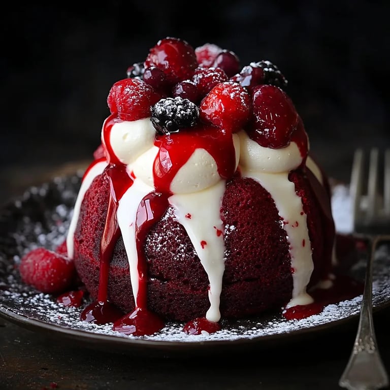 Red Velvet Lava Cake