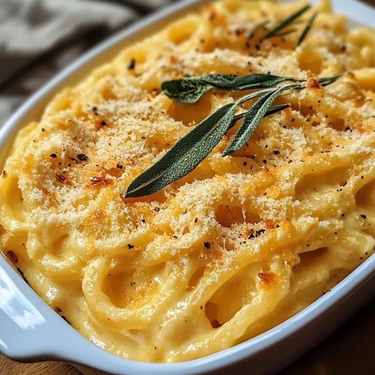 Creamy Pumpkin Cottage-Cheese Pasta
