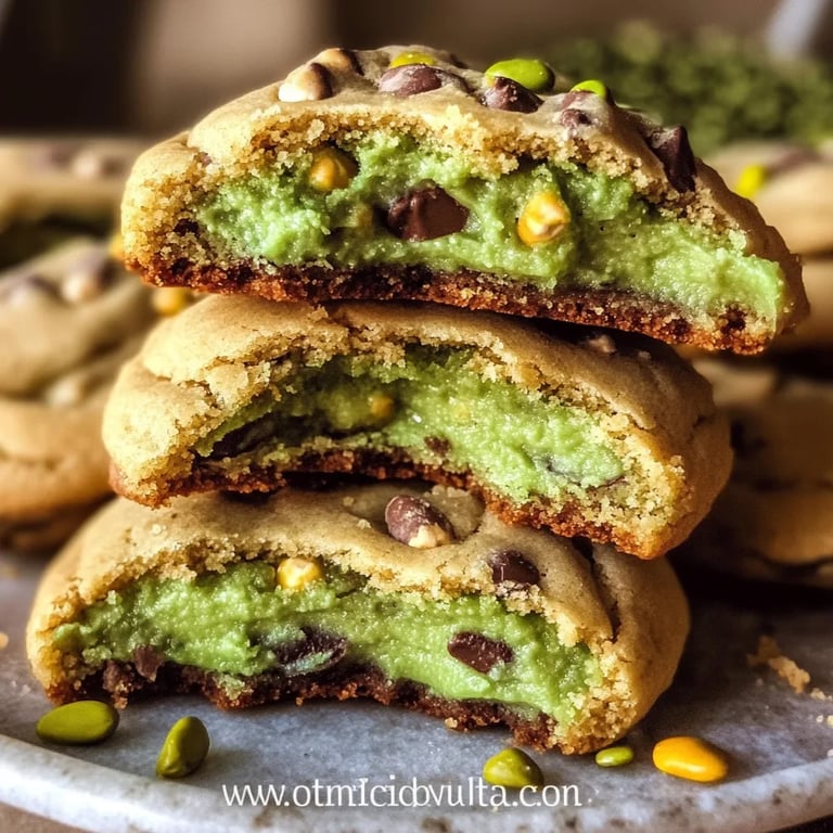 Pistachio Cream Cookies