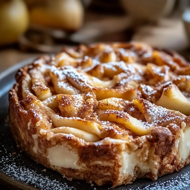 Saftiger Zimtschnecken Apfelkuchen