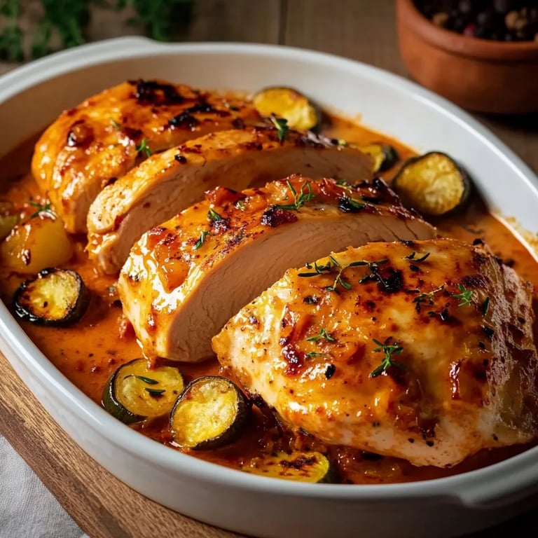 Hähnchenbrust Rezept mit Gemüse